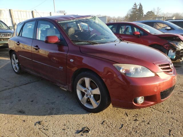 JM1BK143361541320 - 2006 MAZDA 3 HATCHBACK RED photo 4