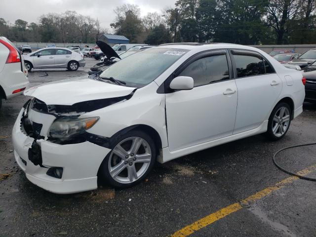 1NXBE40E19Z031238 - 2009 TOYOTA COROLLA XRS WHITE photo 1