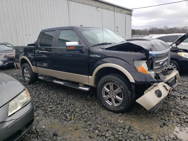 1FTPW14V89KA96955 - 2009 FORD F150 SUPERCREW BLACK photo 4