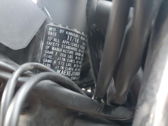 JKAEXEJ10HDA00457 - 2017 KAWASAKI EX650 J 黑色 照片 10
