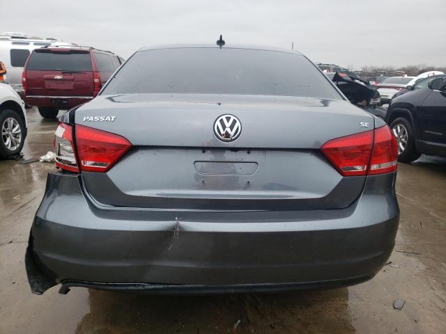 1VWBH7A38EC015755 - 2014 VOLKSWAGEN PASSAT SE GRAY photo 6