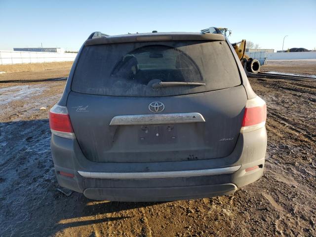 5TDBK3EH5CS168088 - 2012 TOYOTA HIGHLANDER BASE GRAY photo 6