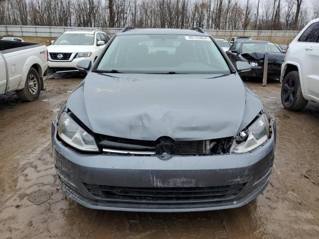 3VWCA7AU6FM512465 - 2015 VOLKSWAGEN GOLF SPORT TDI S GRAY photo 5