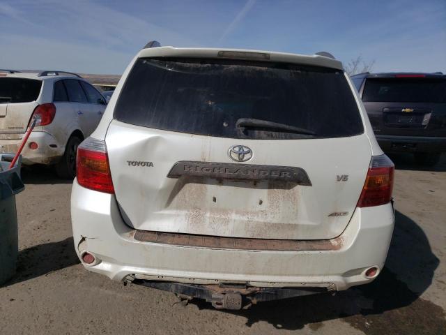 JTEES43A882095088 - 2008 TOYOTA HIGHLANDER SPORT WHITE photo 6