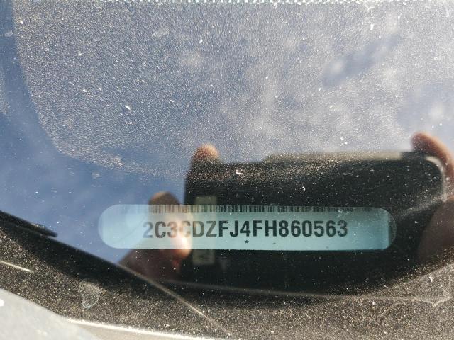 2C3CDZFJ4FH860563 - 2015 DODGE CHALLENGER R/T SCAT PACK GRAY photo 12