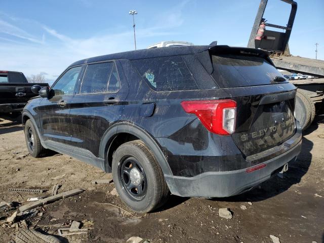 1FM5K8AC6MNA15758 - 2021 FORD EXPLORER POLICE INTERCEPTOR BLACK photo 2