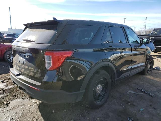 1FM5K8AC6MNA15758 - 2021 FORD EXPLORER POLICE INTERCEPTOR BLACK photo 3