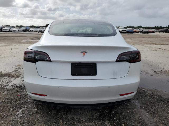 5YJ3E1EA5NF186679 - 2022 TESLA MODEL 3 WHITE photo 6