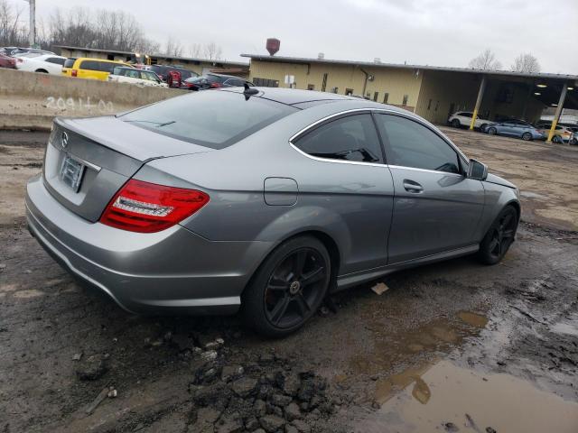 WDDGJ4HB0DG024312 - 2013 MERCEDES-BENZ C 250 SILVER photo 3