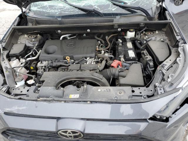 2T3W1RFV8MW127885 - 2021 TOYOTA RAV4 XLE GRAY photo 12