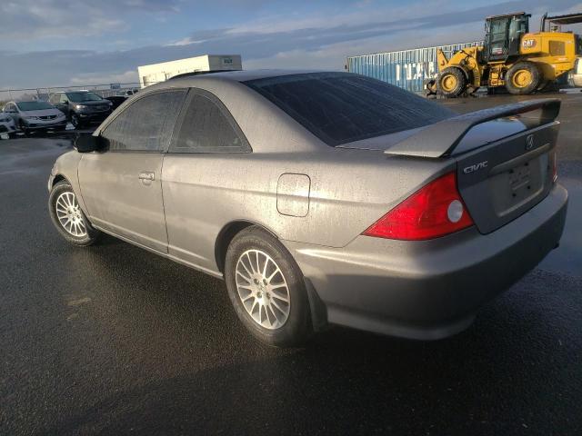 1HGEM229X5L060893 - 2005 HONDA CIVIC EX GRAY photo 2