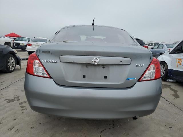 3N1CN7AP5CL856598 - 2012 NISSAN VERSA S GRAY photo 6