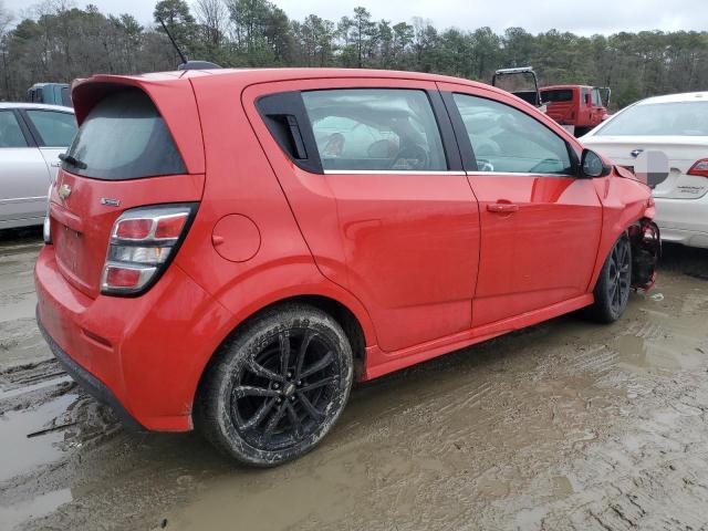 1G1JF6SB3H4169138 - 2017 CHEVROLET SONIC PREMIER RED photo 3