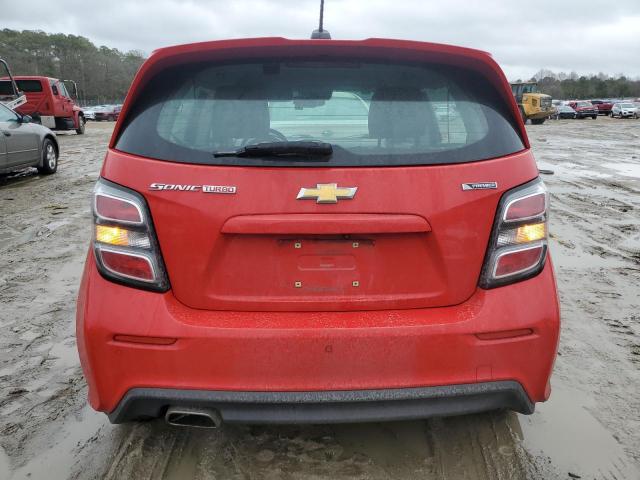 1G1JF6SB3H4169138 - 2017 CHEVROLET SONIC PREMIER RED photo 6