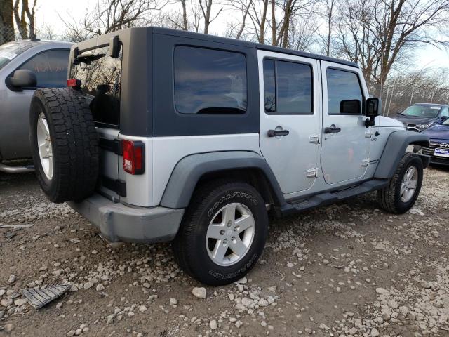 1J4GA39149L765789 - 2009 JEEP WRANGLER U X SILVER photo 3