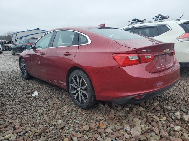 1G1ZD5ST2JF292564 - 2018 CHEVROLET MALIBU LT RED photo 2