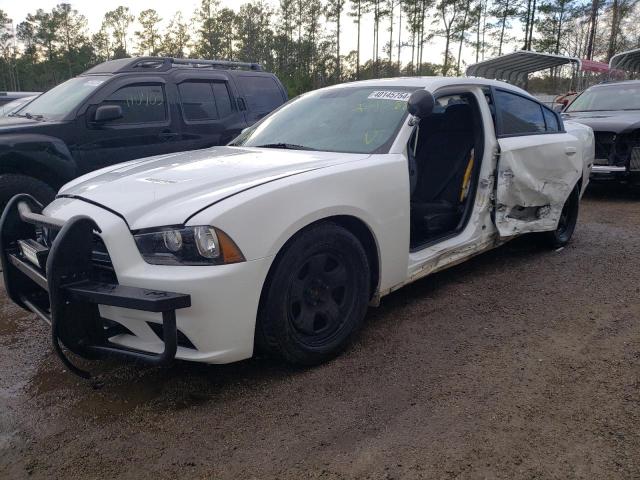 2C3CDXAT1DH538442 - 2013 DODGE CHARGER POLICE WHITE photo 1