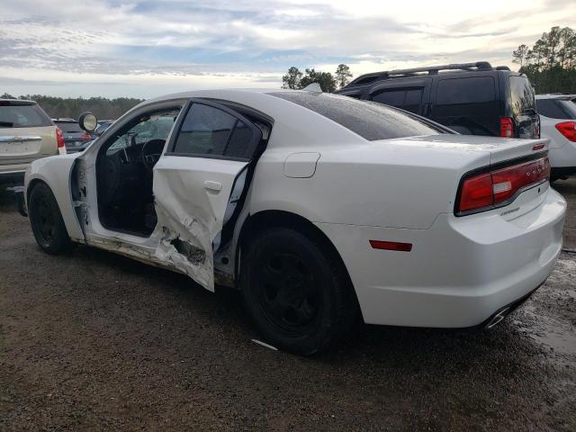 2C3CDXAT1DH538442 - 2013 DODGE CHARGER POLICE WHITE photo 2