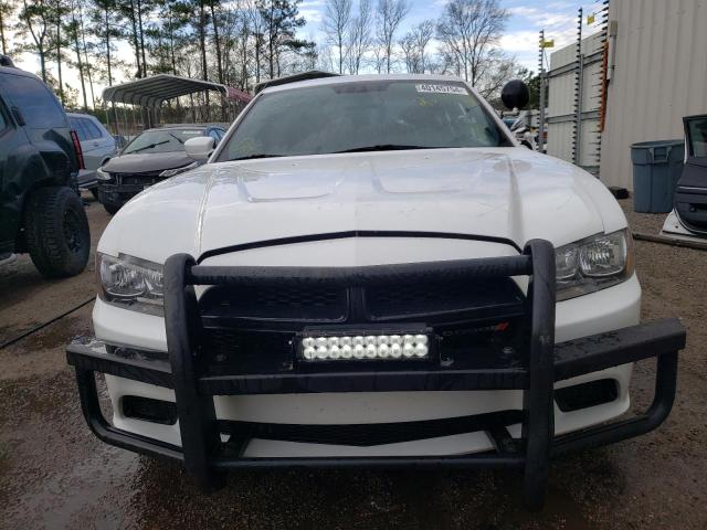 2C3CDXAT1DH538442 - 2013 DODGE CHARGER POLICE WHITE photo 5