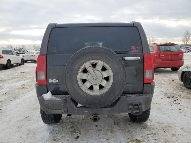 5GTEN13E498156795 - 2009 HUMMER H3 BLACK photo 6