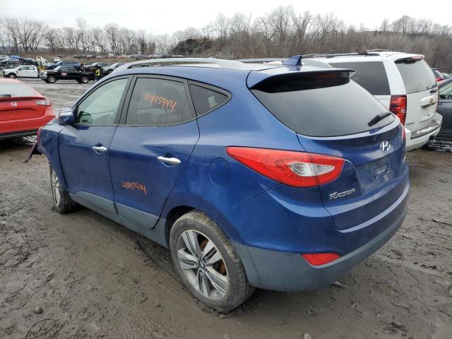 KM8JU3AGXEU942381 - 2014 HYUNDAI TUCSON GLS BLUE photo 2