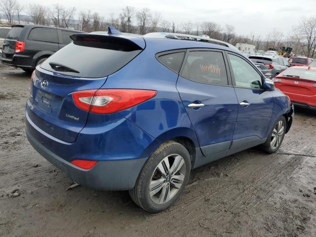 KM8JU3AGXEU942381 - 2014 HYUNDAI TUCSON GLS BLUE photo 3