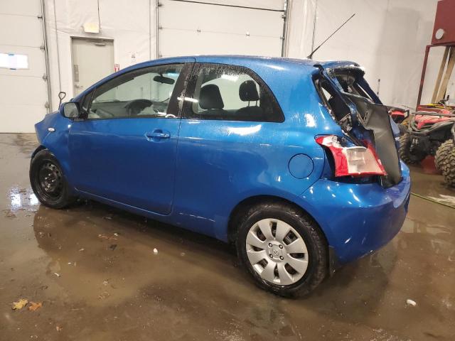 JTDJT923375084030 - 2007 TOYOTA YARIS BLUE photo 2