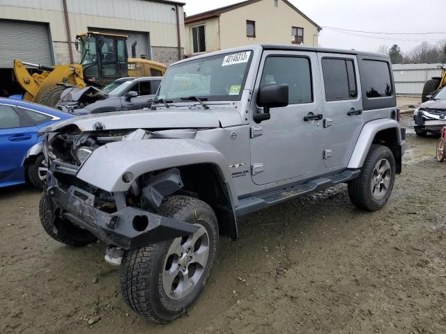 1C4BJWEG3GL125016 - 2016 JEEP WRANGLER U SAHARA SILVER photo 1