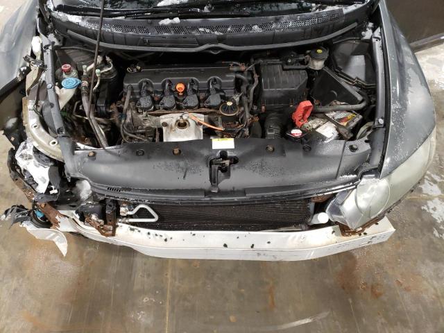 2HGFA16699H018192 - 2009 HONDA CIVIC LX-S ნაცრისფერი ფოტო 11