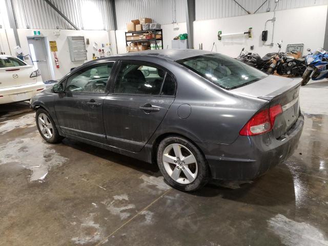 2HGFA16699H018192 - 2009 HONDA CIVIC LX-S ნაცრისფერი ფოტო 2