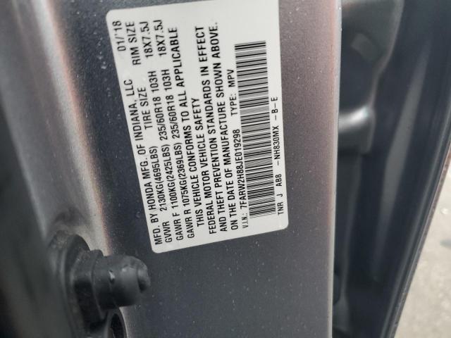 7FARW2H88JE019298 - 2018 HONDA CR-V EXL SILVER photo 13