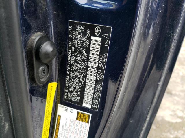 JTKJF5C7XD3061197 - 2013 TOYOTA SCION TC ლურჯი ფოტო 13