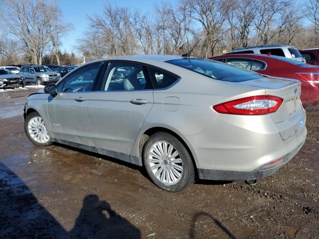 3FA6P0UU5FR194137 - 2015 FORD FUSION S HYBRID SILVER photo 2