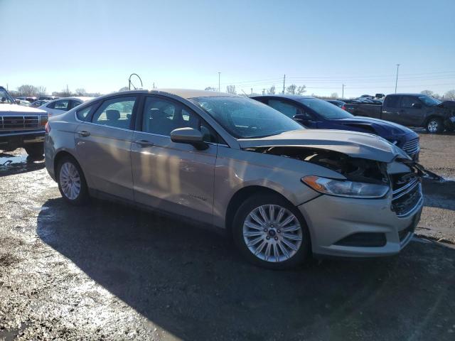 3FA6P0UU5FR194137 - 2015 FORD FUSION S HYBRID SILVER photo 4