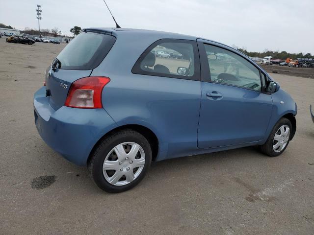 JTDJT923075082865 - 2007 TOYOTA YARIS BLUE photo 3