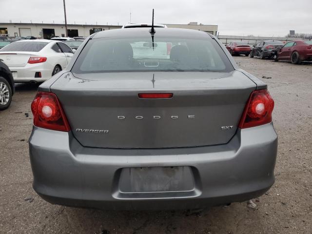 1C3CDZCB9CN206559 - 2012 DODGE AVENGER SXT GRAY photo 6