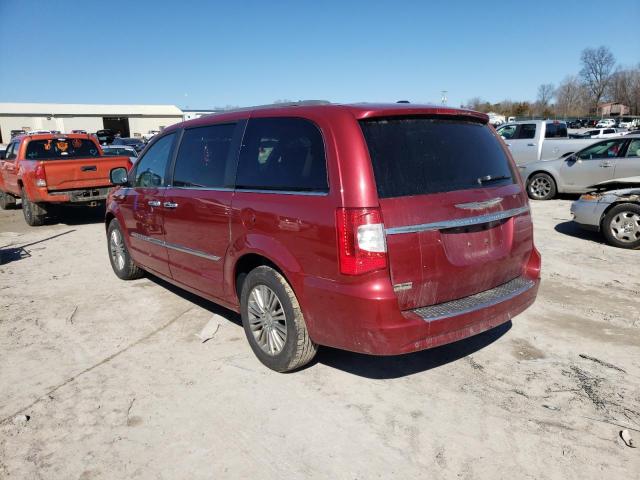 2C4RC1CG5DR803265 - 2013 CHRYSLER TOWN & COU TOURING L RED photo 2