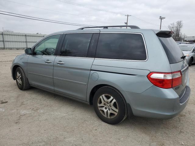 5FNRL38735B083370 - 2005 HONDA ODYSSEY EXL BLUE photo 2