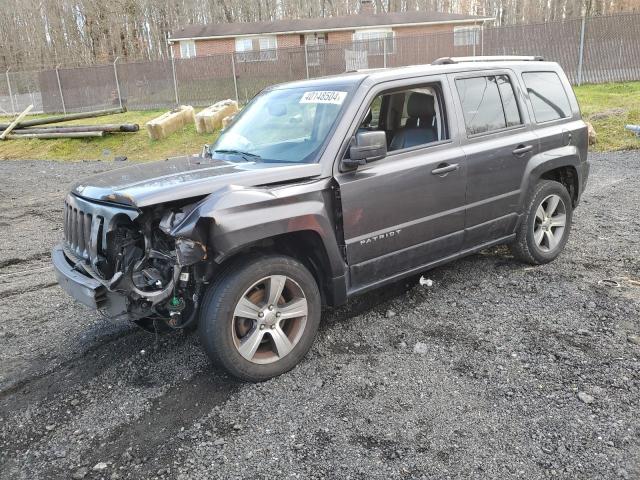 1C4NJRFB8HD145243 - 2017 JEEP PATRIOT LATITUDE GRAY photo 1