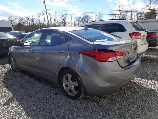 KMHDH4AE7BU149847 - 2011 HYUNDAI ELANTRA GLS GRAY photo 2