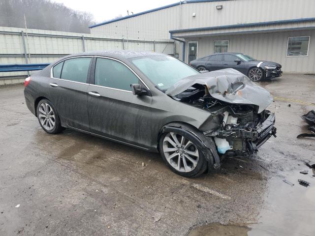 1HGCR2F53EA019601 - 2014 HONDA ACCORD SPORT GRAY photo 4