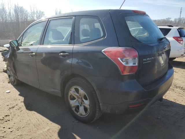 JF2SJAAC1FH467640 - 2015 SUBARU FORESTER 2.5I BLACK photo 2