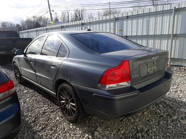 YV1RS592382692879 - 2008 VOLVO S60 2.5T CHARCOAL photo 2