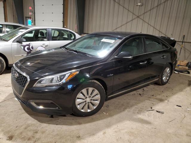 KMHE24L11GA036923 - 2016 HYUNDAI SONATA HYBRID BLACK photo 1