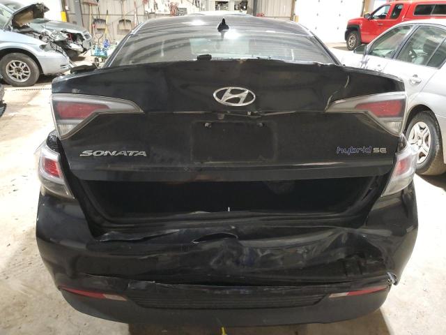 KMHE24L11GA036923 - 2016 HYUNDAI SONATA HYBRID BLACK photo 6