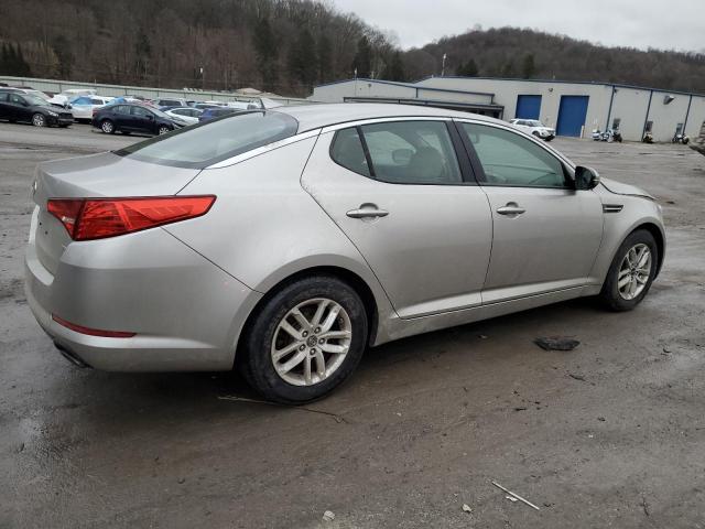 KNAGM4A73B5173410 - 2011 KIA OPTIMA LX SILVER photo 3