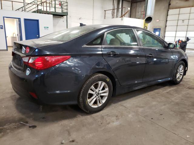 5NPEB4AC2EH881049 - 2014 HYUNDAI SONATA GLS BLUE photo 3