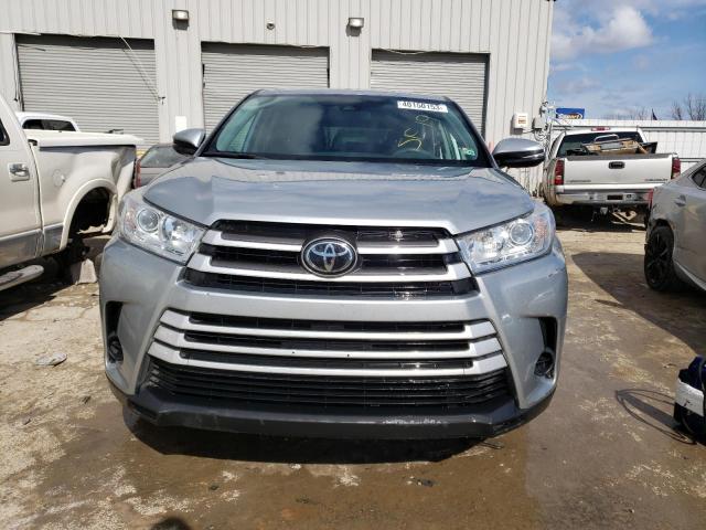 5TDZZRFH6KS313195 - 2019 TOYOTA HIGHLANDER LE SILVER photo 5