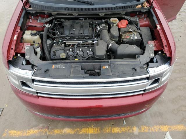 2FMGK5D81HBA14176 - 2017 FORD FLEX LIMITED RED photo 12