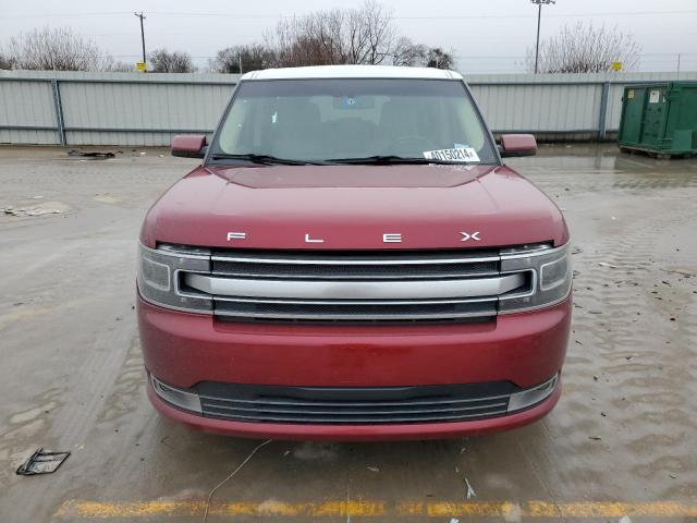 2FMGK5D81HBA14176 - 2017 FORD FLEX LIMITED RED photo 5